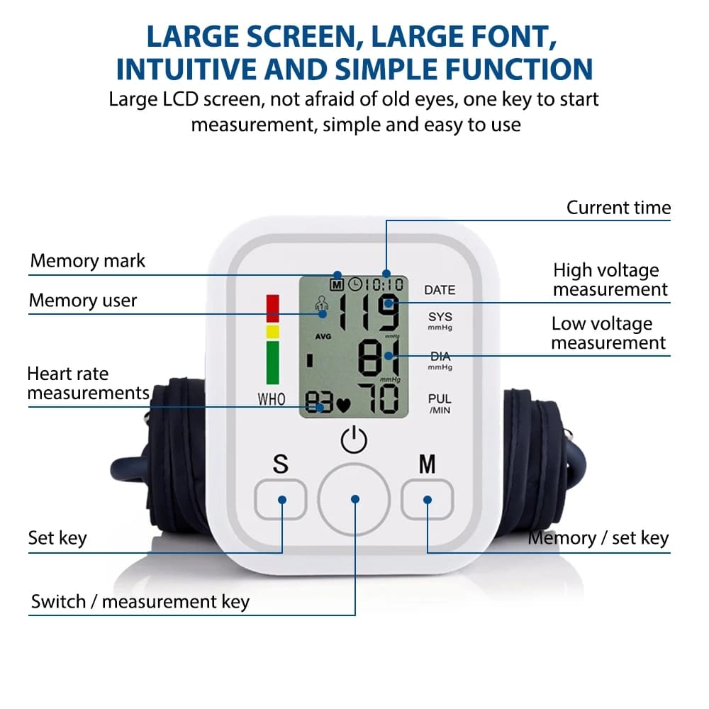 Upper Arm Blood Pressure Monitor